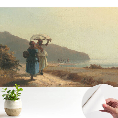 Tapeta fotograficzna samoprzylepna Spacer wzdłuż plaży