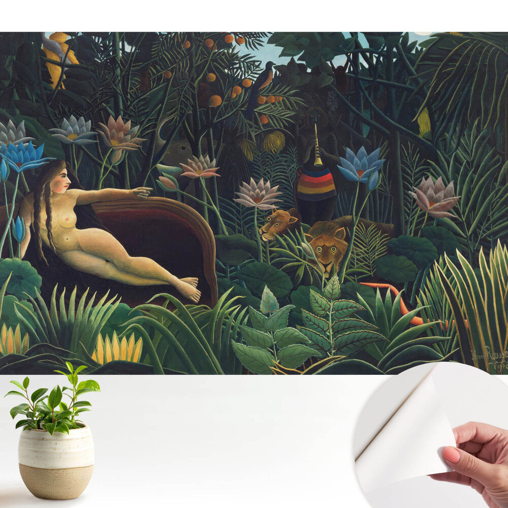 Fototapeta z nadrukiem samoprzylepna Tajemnicza egzotyka dżungli