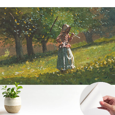 Fototapeta do salonu Spacer damy w parku