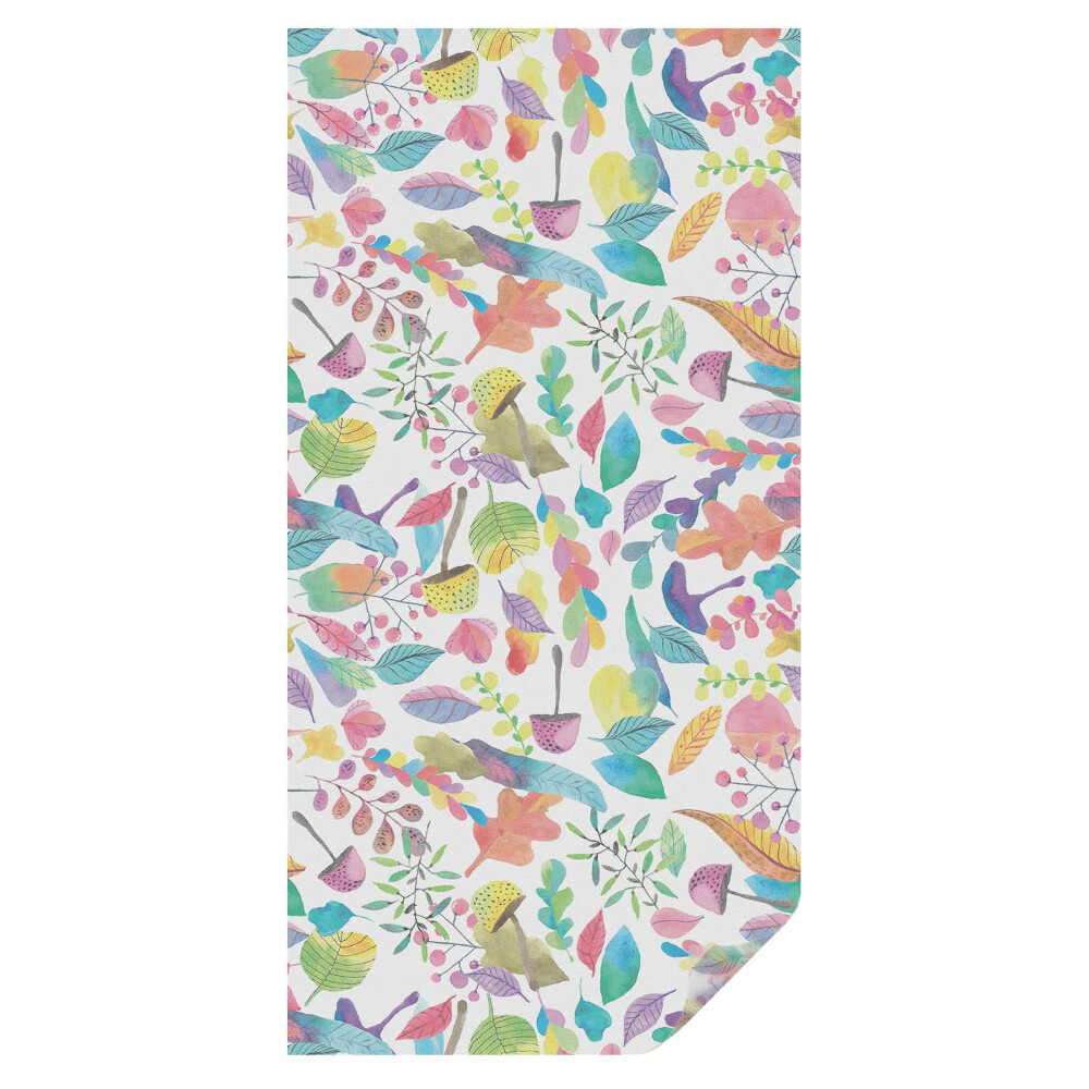 Mleczna folia na okno witraż Barwna kompozycja