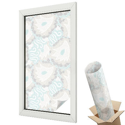 Witraż naklejka na okno Delikatne pióra