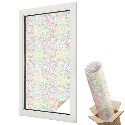 Dekoracyjna folia okienna Kolorowe mandale