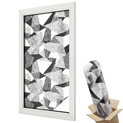 Dekoracyjna folia okienna Geometryczne figury