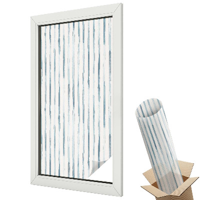 Mleczna folia na okno witraż Pionowe pasy