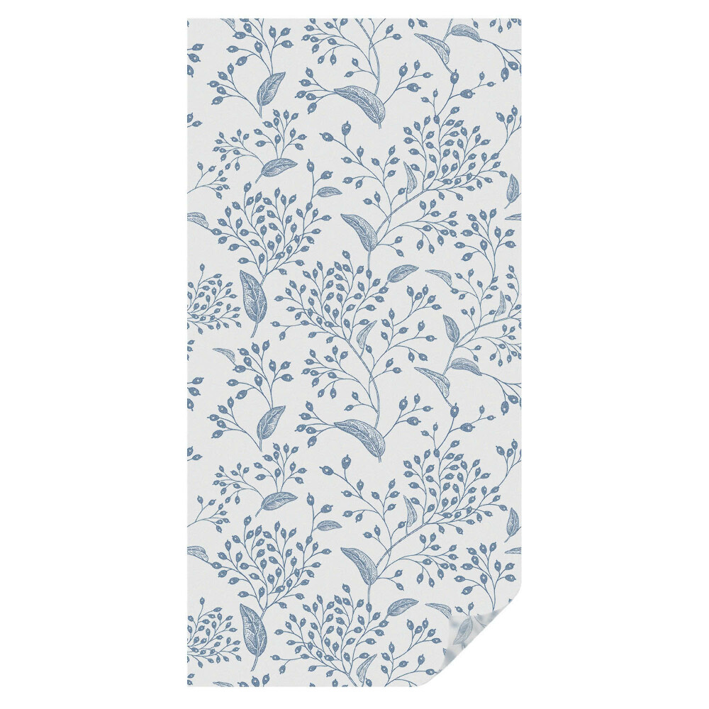 Witraż naklejka na okno Roślinny motyw