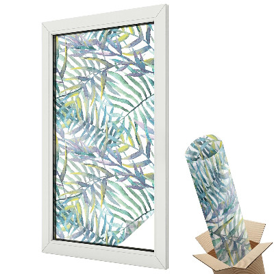 Dekoracyjna folia okienna Tropikalna akwarela