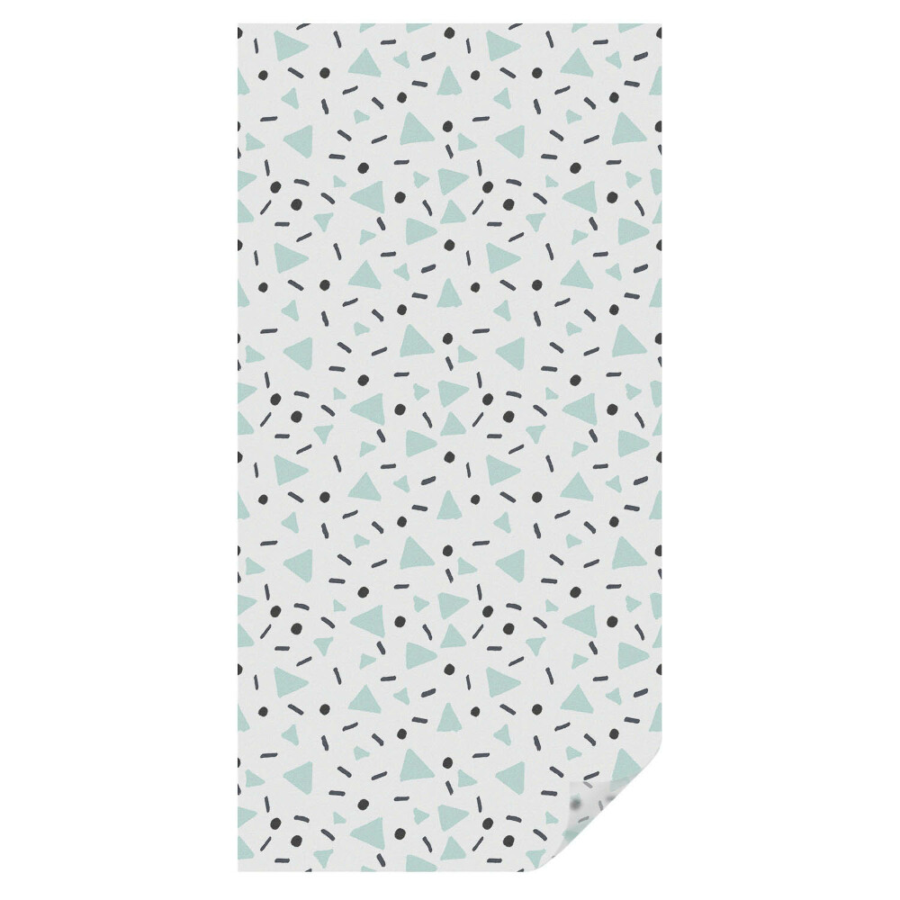 Witraż naklejka na okno Geometryczne figury