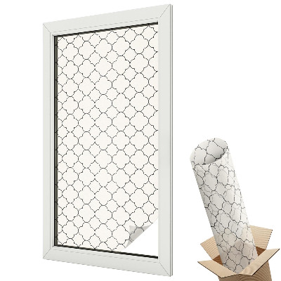 Witraż naklejka na okno Prosta elegancja