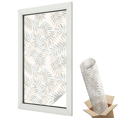 Dekoracyjna folia okienna Liściasta elegancja