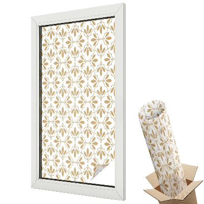 Witraż naklejka na okno Roślinna elegancja