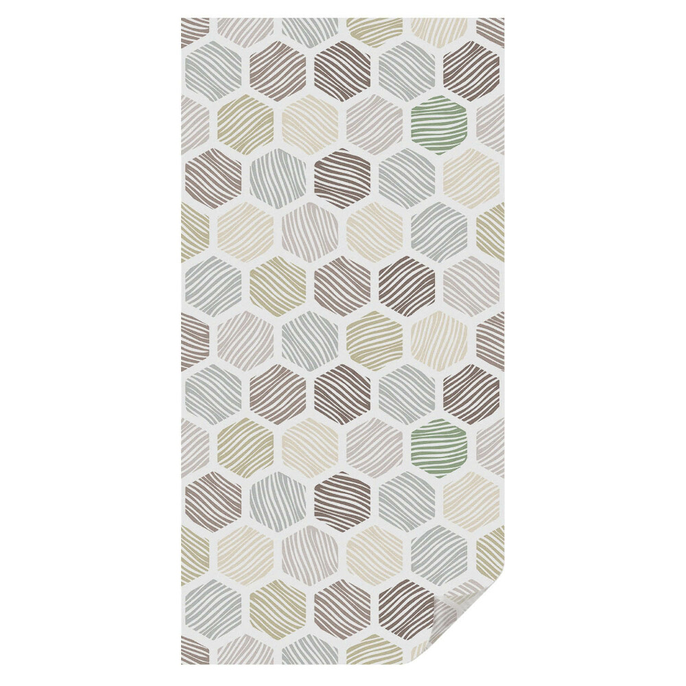 Witraż naklejka na okno Geometryczne fale