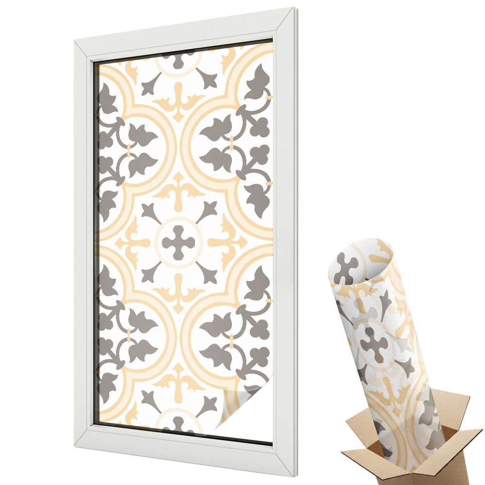 Dekoracyjna folia okienna Roślinne wzory