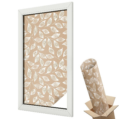 Dekoracyjna folia okienna Liście natura