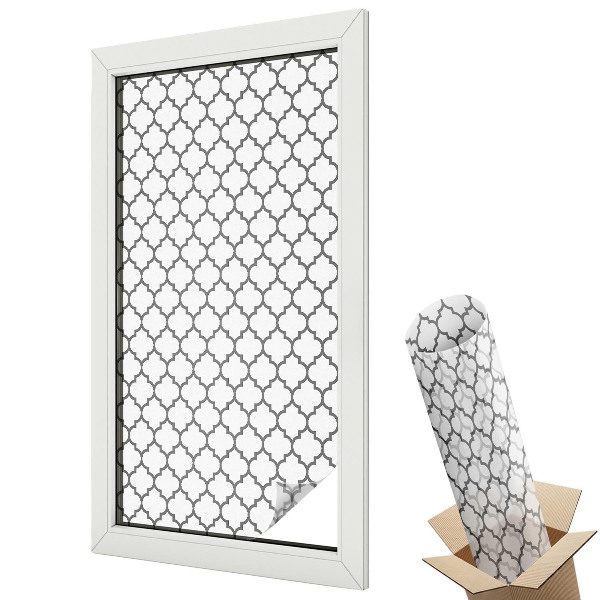 Witraż naklejka na okno Geometryczny wzór