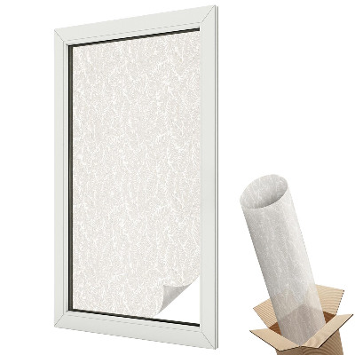 Witraż naklejka na okno Roślinna elegancja