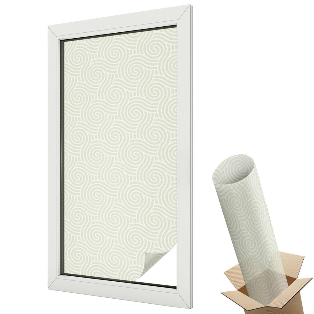 Dekoracyjna folia okienna Kręte linie