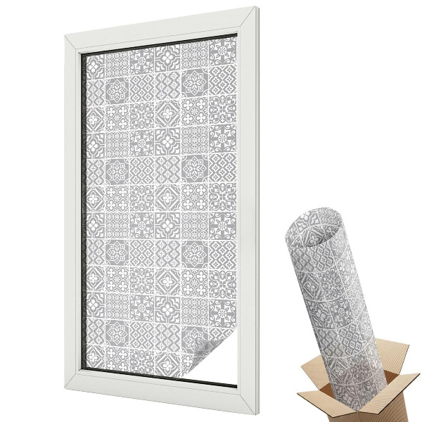 Dekoracyjna folia okienna Geometryczna elegancja