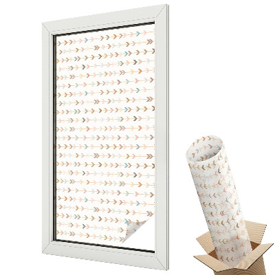 Dekoracyjna folia okienna Strzałkowy wzór