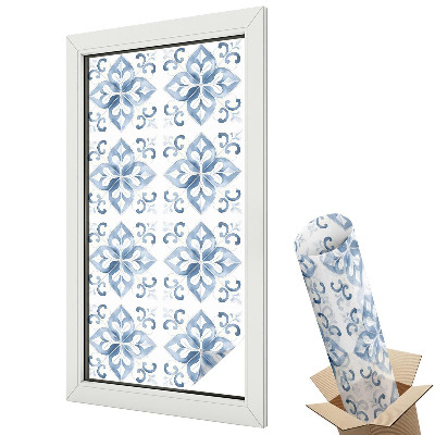 Witraż naklejka na okno Klasyczna elegancja