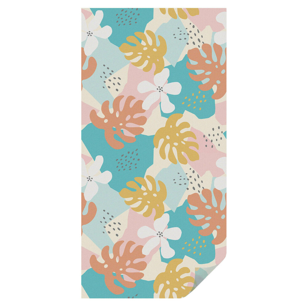 Witraż naklejka na okno Egzotyczna natura