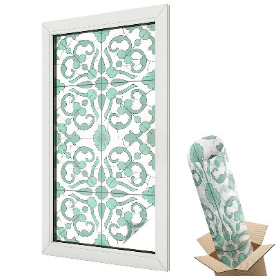 Witraż naklejka na okno Klasyczne ornamenty