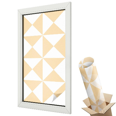 Dekoracyjna folia okienna Geometryczne trójkąty