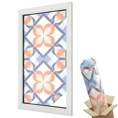 Dekoracyjna folia okienna Kwiatowy wzór