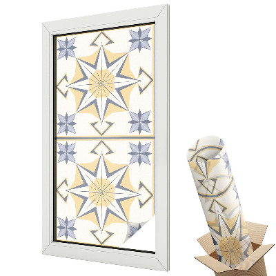 Dekoracyjna folia okienna Gwiazdy geometryczne