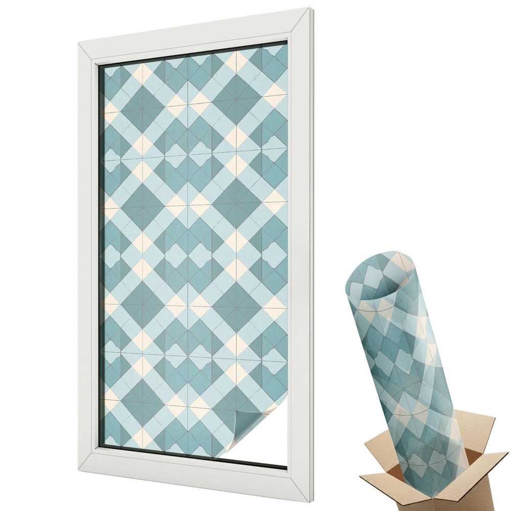 Dekoracyjna folia okienna Geometryczne wzory