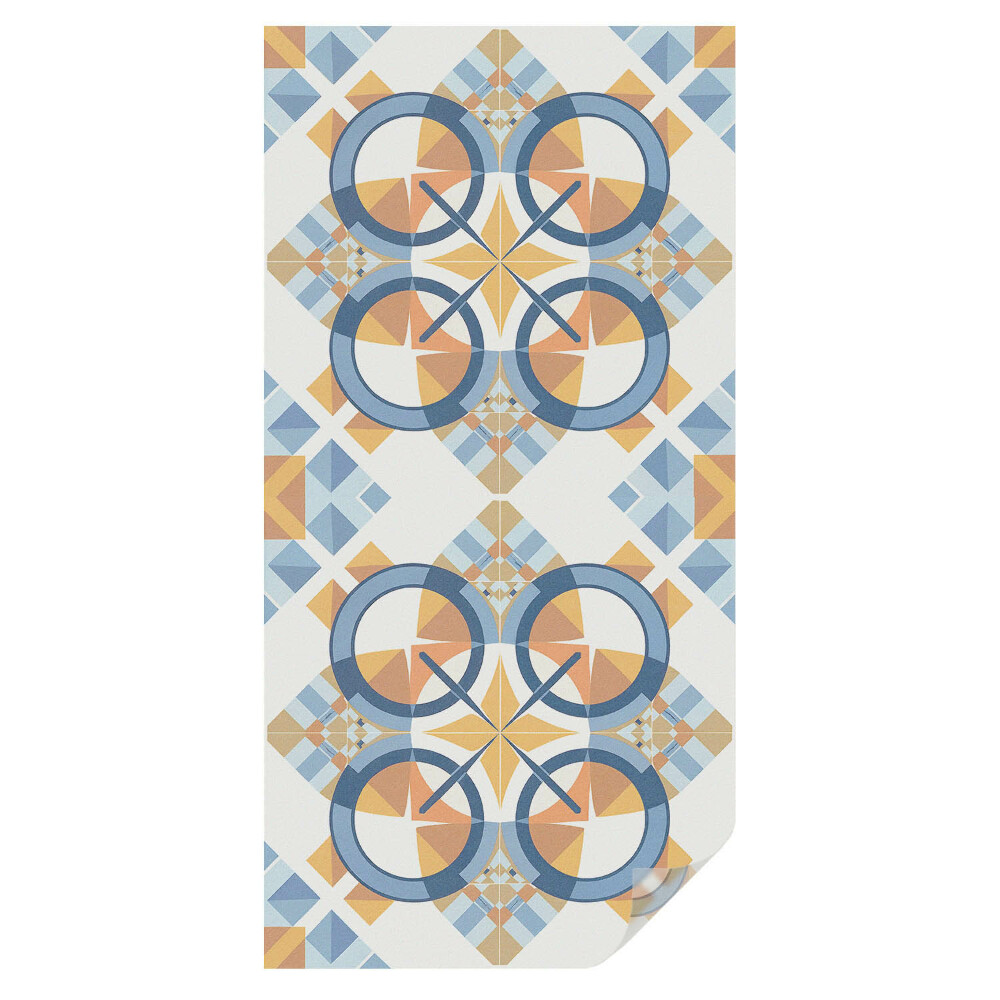 Witraż naklejka na okno Geometryczny wzór