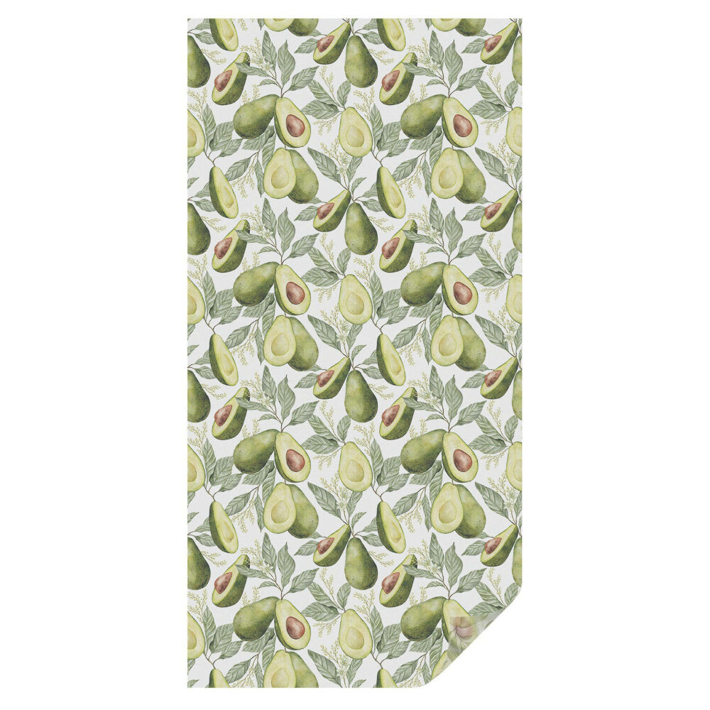 Witraż naklejka na okno Awokado liście