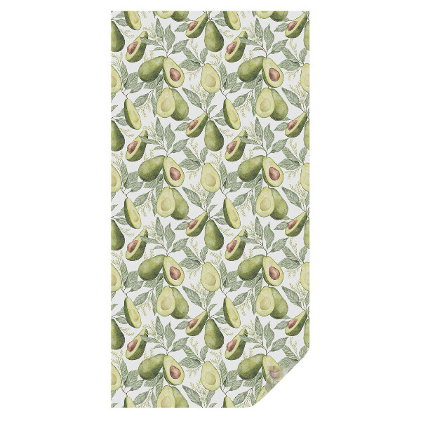 Witraż naklejka na okno Awokado liście