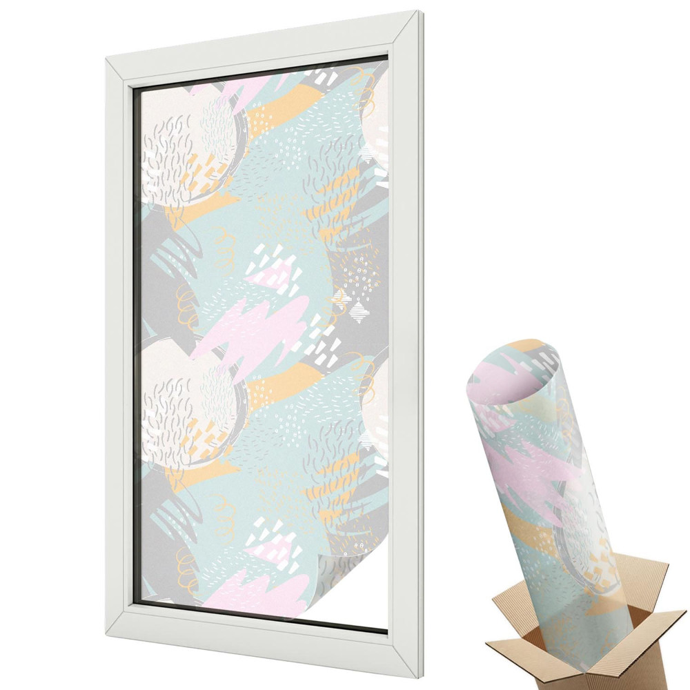 Dekoracyjna folia okienna Abstrakcyjna harmonia