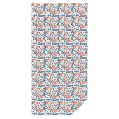 Witraż naklejka na okno Kwiatowa feeria