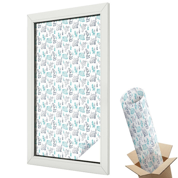 Dekoracyjna folia okienna Morska harmonia