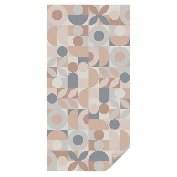 Mleczna folia na okno witraż Abstrakcyjna mozaika