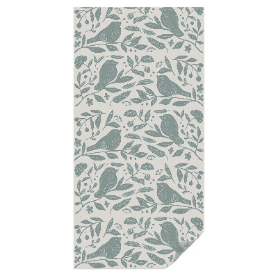 Witraż naklejka na okno Ptasi motyw