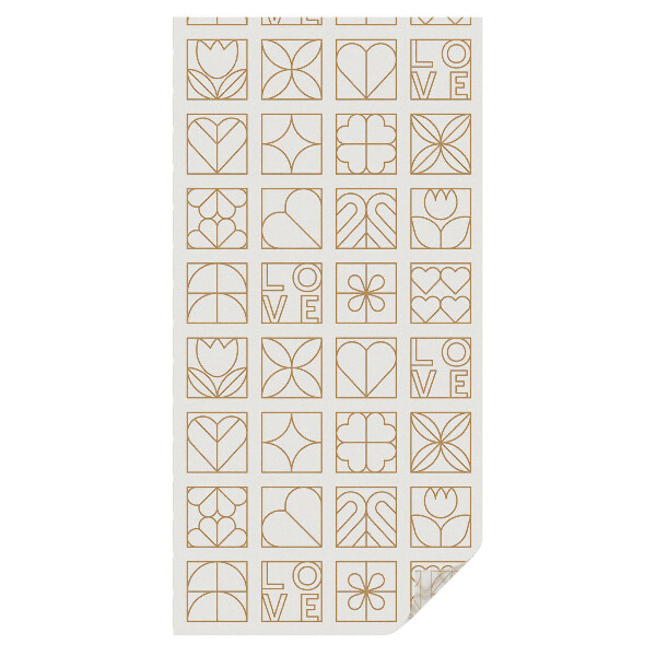 Dekoracyjna folia okienna Geometryczna miłość