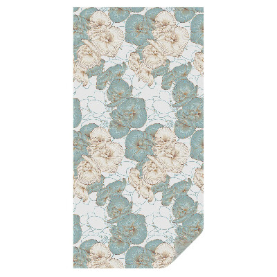 Witraż naklejka na okno Delikatne kwiaty