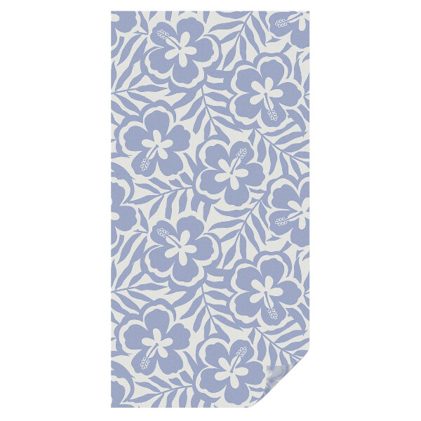 Witraż naklejka na okno Kwiaty hibiskusa