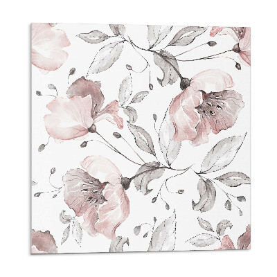 Samoprzylepne płytki Kwiatowy wzór akwarelowy