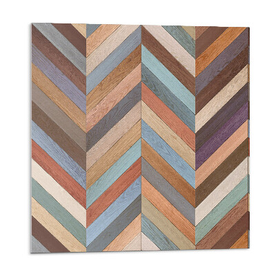 Kafelki samoprzylepne Wzór w jodełkę z drewna