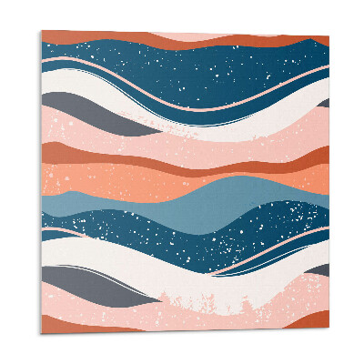 Samoprzylepne płytki Fale w abstrakcyjnych wzorach