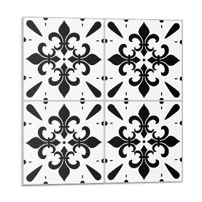 Kafelki samoprzylepne Wzór z kwiatowymi motywami