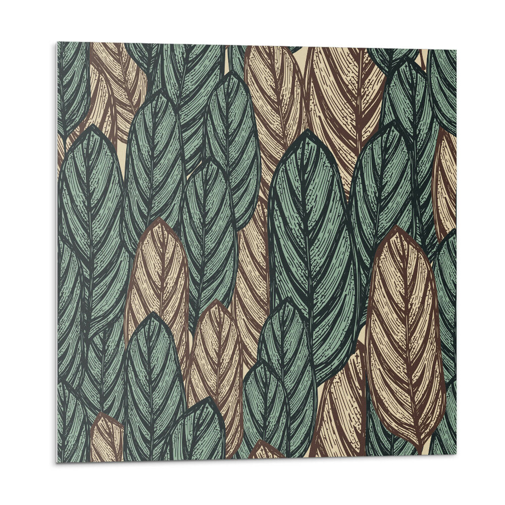 Płytki ścienne Wzór liści na tle