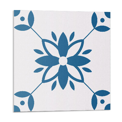 Samoprzylepne płytki Kwiatowy wzór z liśćmi