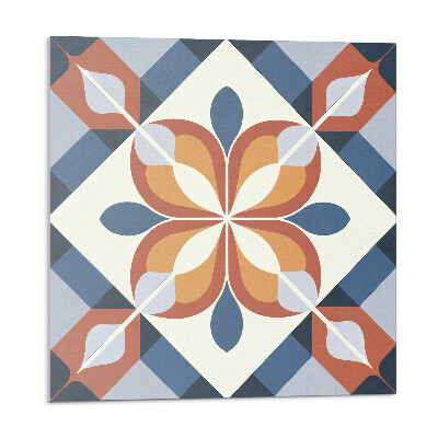 Kafelki samoprzylepne Geometryczny wzór kwiatowy