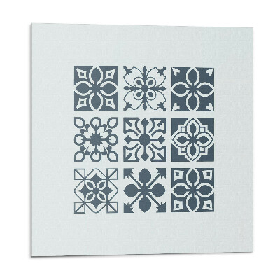 Kafelki samoprzylepne Wzory geometryczne w kwadratach