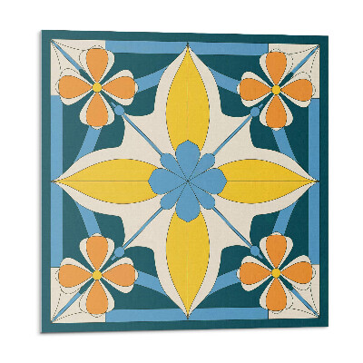 Kafelki samoprzylepne Kwiatowy wzór geometryczny