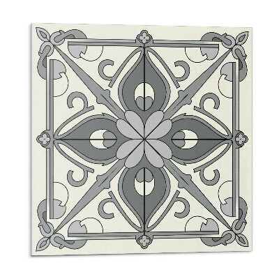 Samoprzylepne płytki Wzór kwiatowy z symetrią